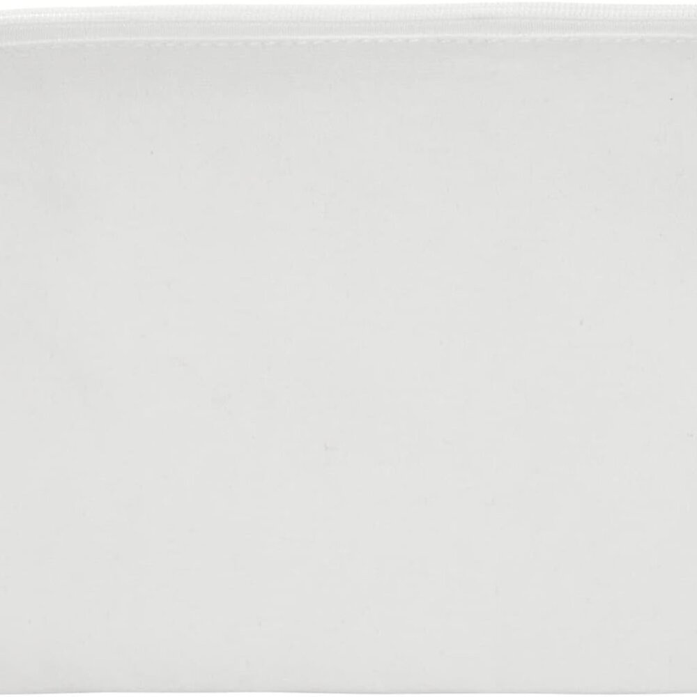 Canvas Pencil Case Pouch Set - 12-Pack, 8 x 6 in, Off White - Canvas Zip Pouches - Picture 7 of 9